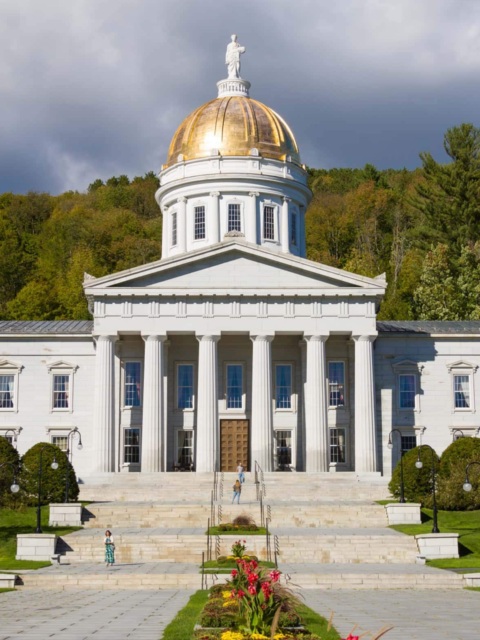 The Vermont state house.