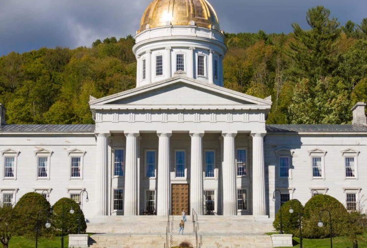 The Vermont state house.