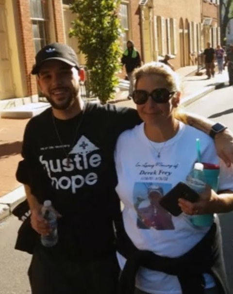 Photo of Susan and her son Tyler