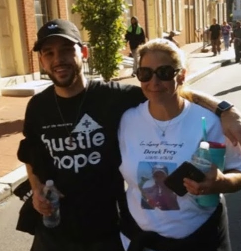 Photo of Susan and her son Tyler